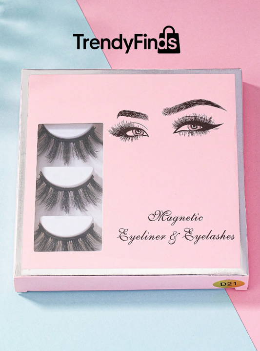 Pestañas Magnéticas reutilizables (Pack 3 pares)